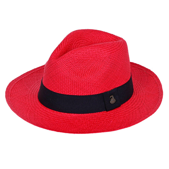 Panama Hat Classic Red / Black