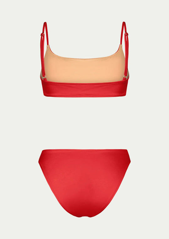 Load image into Gallery viewer, Chiara Crystals Red Bikini
