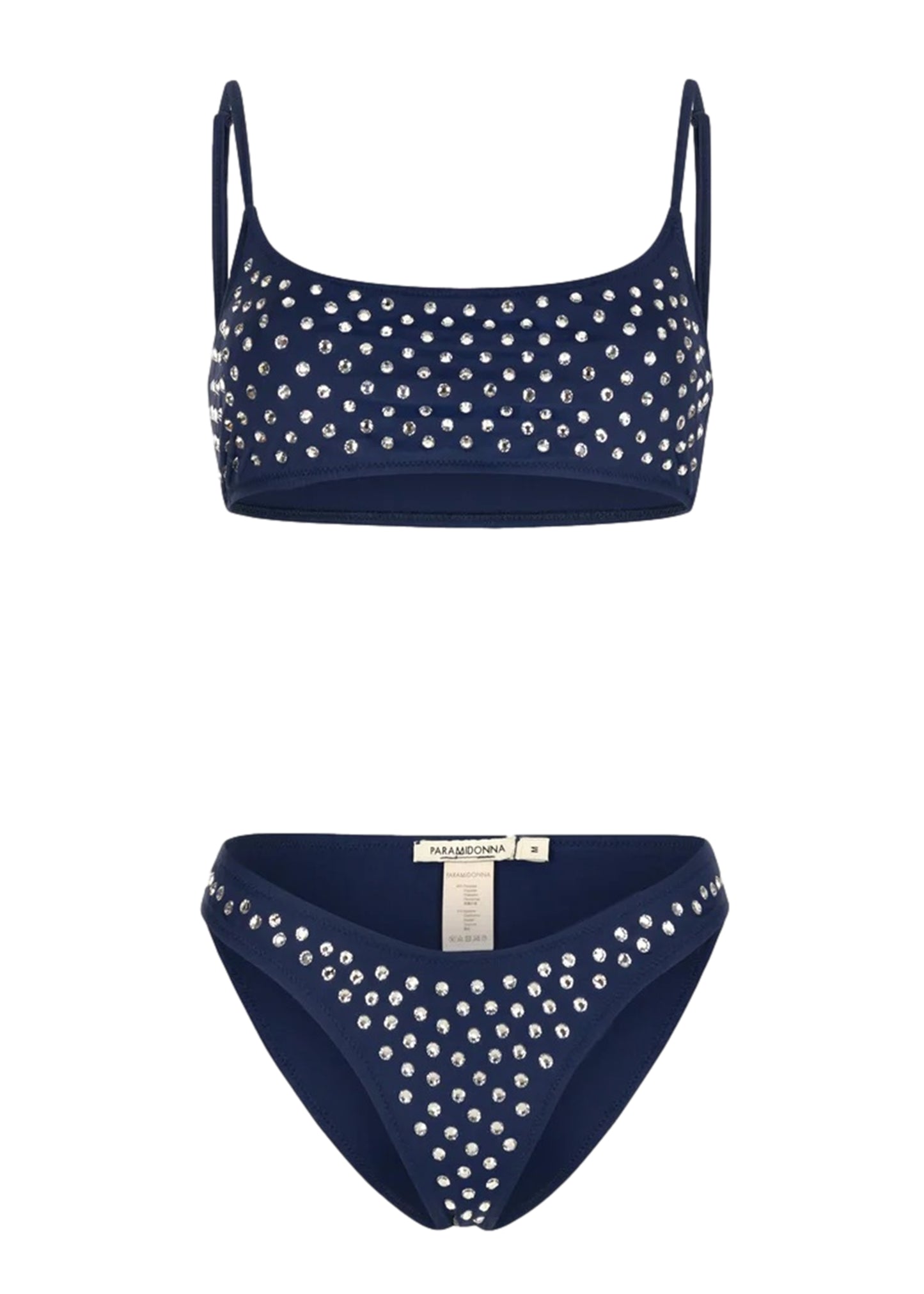 Chiara Crystals Navy Bikini