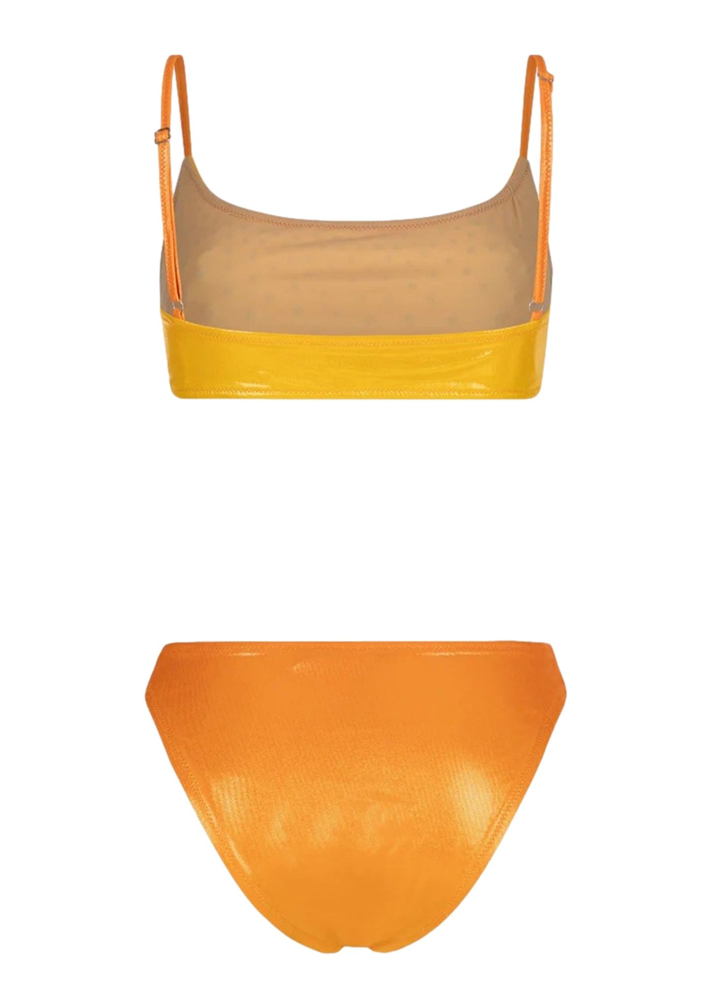 Load image into Gallery viewer, Chiara Crystals Orange Ombre Bikini
