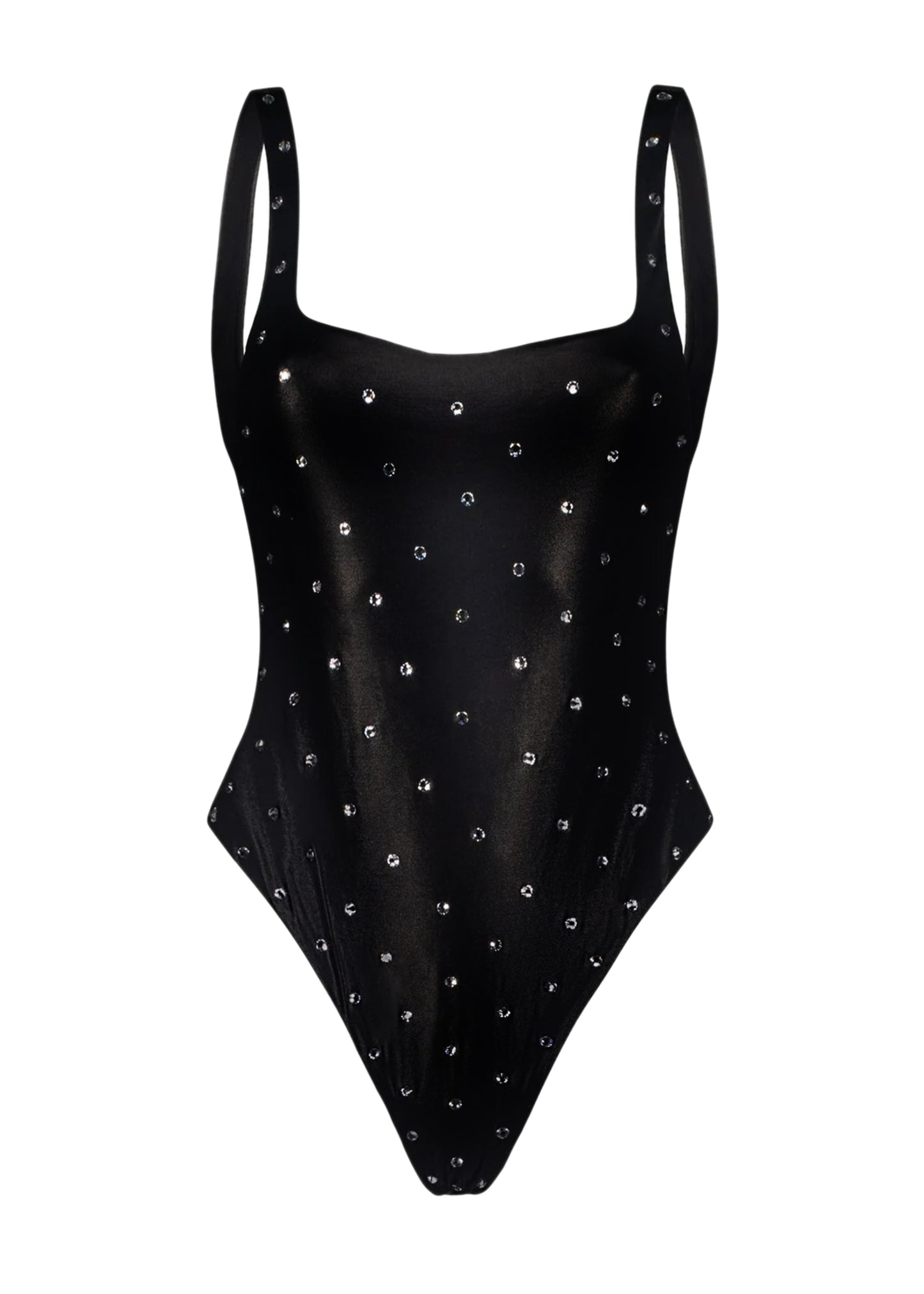 Load image into Gallery viewer, Elle Crystals Black One Piece
