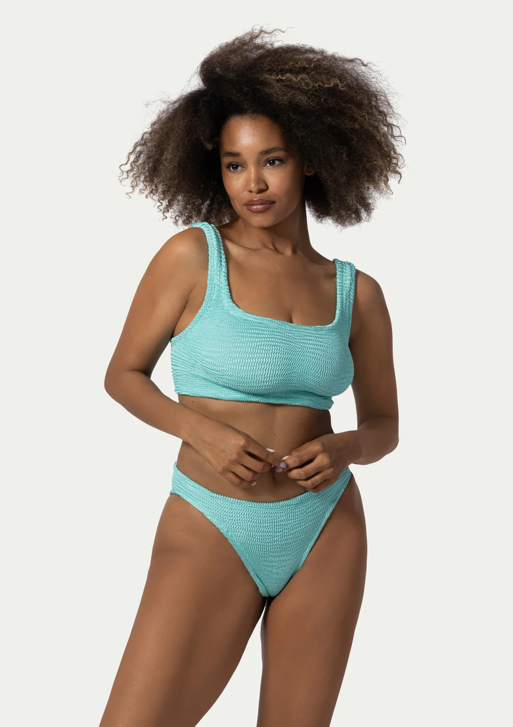 Load image into Gallery viewer, Emily Bikini Aquamarine - ONE SIZE - Bikini
