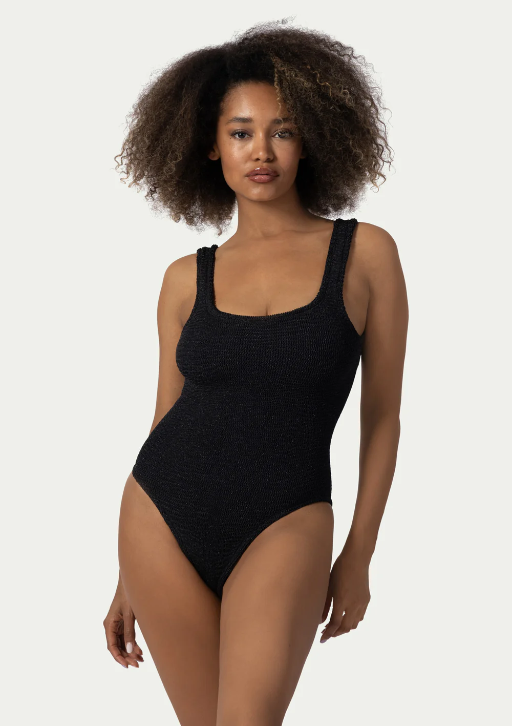 Load image into Gallery viewer, Hailey One Piece Black Lurex - ONE SIZE - One Piece
