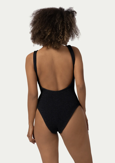 Hailey One Piece Black Lurex - ONE SIZE - One Piece