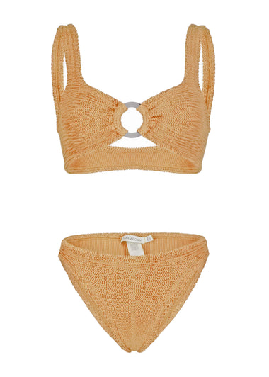 Irina Bikini Peach Lurex