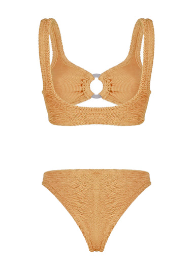 Irina Bikini Peach Lurex