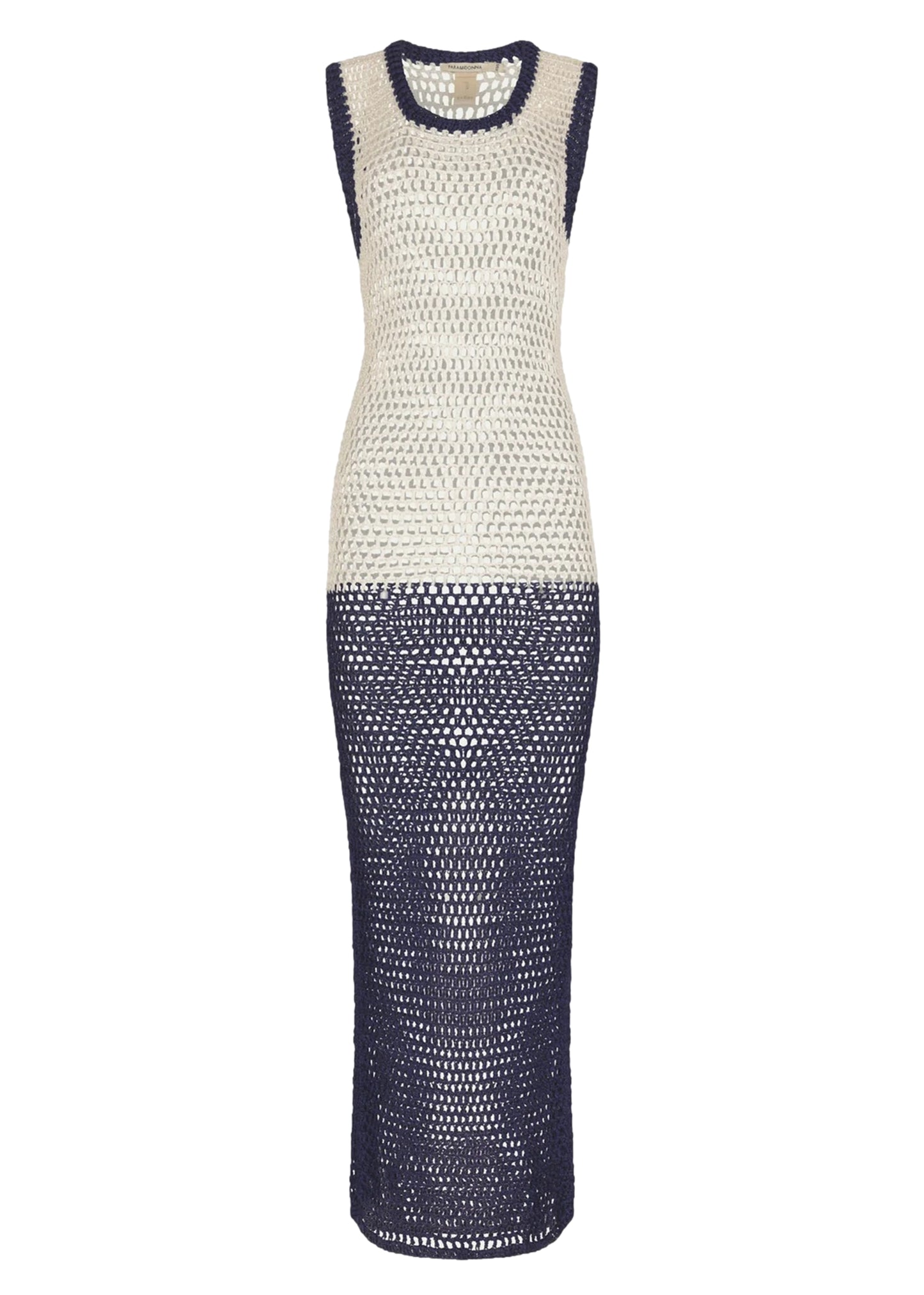 Kate Dress Ivory Navy