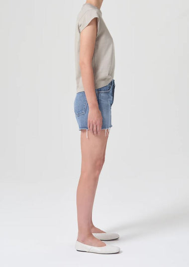 Women’s Raw Hem Denim Shorts