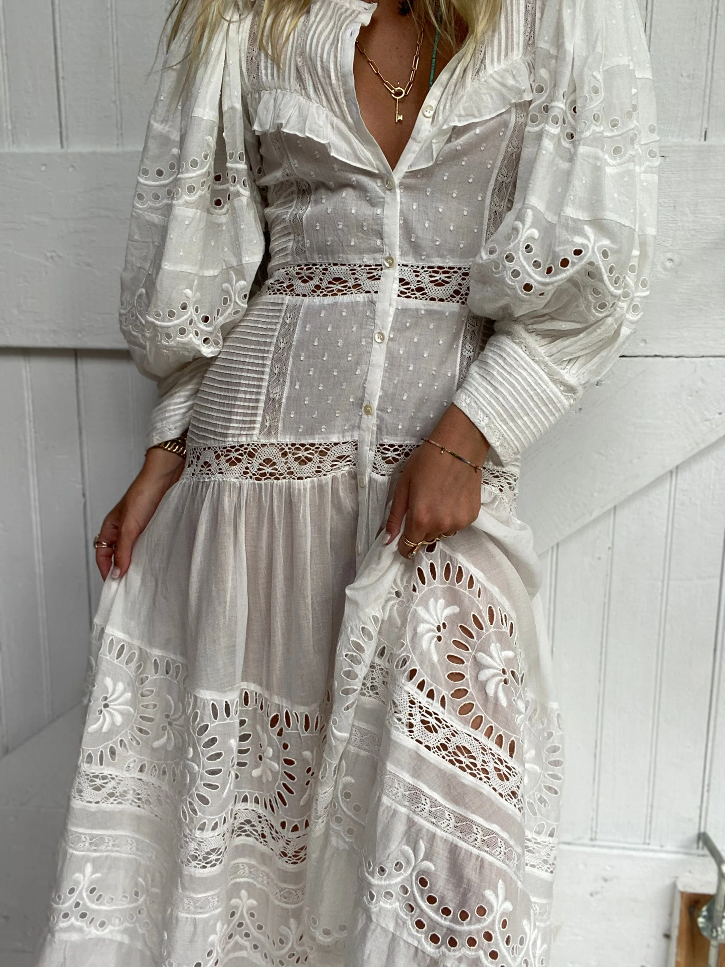 Load image into Gallery viewer, Titania Dress White - Dress
