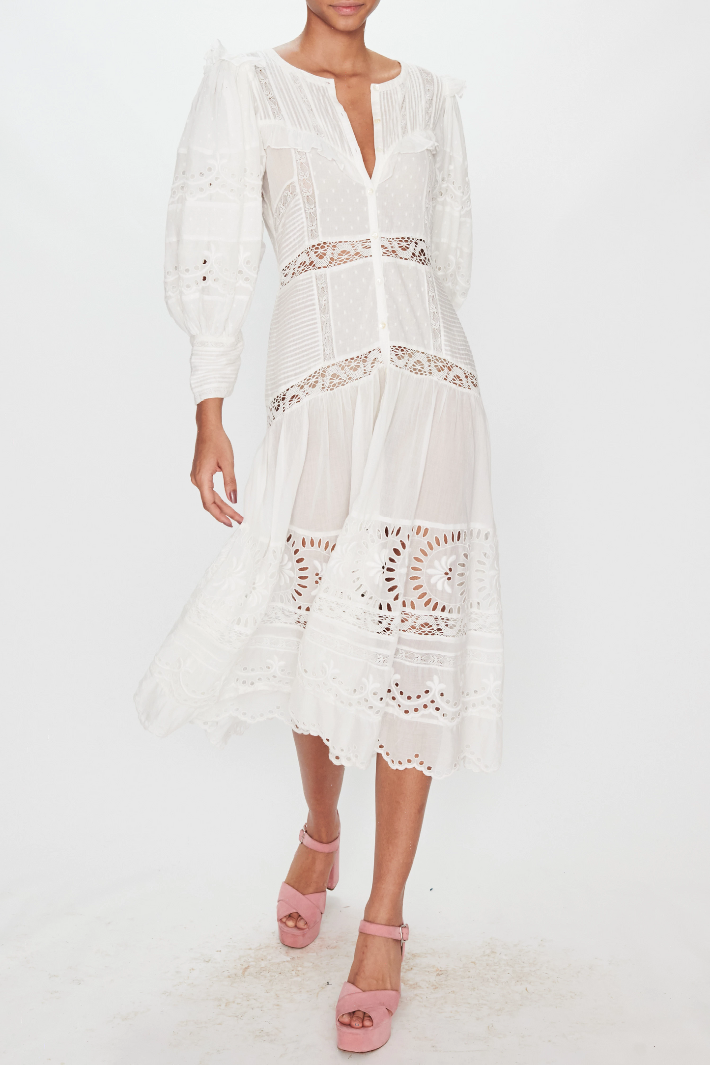 Load image into Gallery viewer, Titania Dress White - Dress
