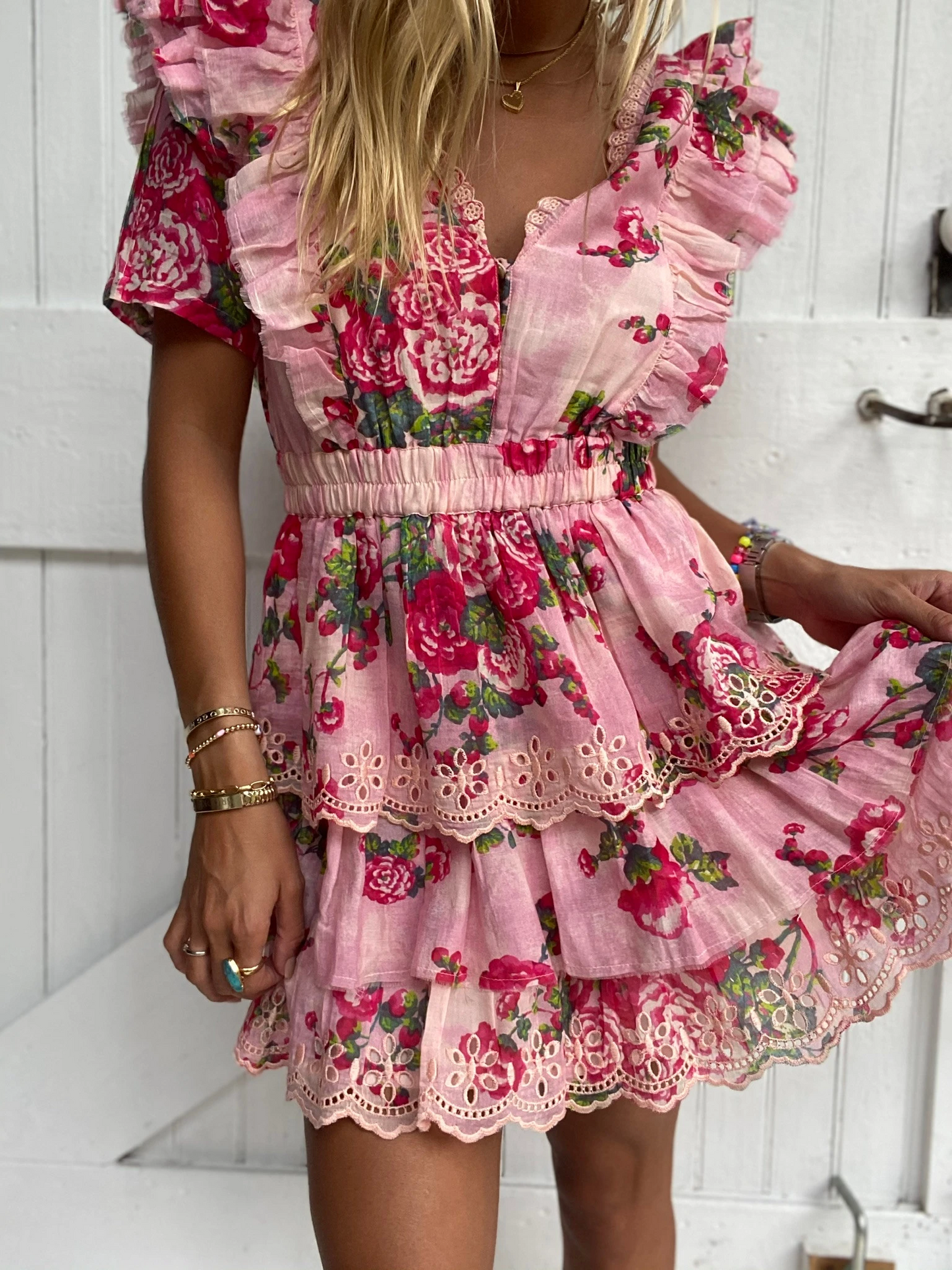 Load image into Gallery viewer, Aldina Dress Pink Desert
