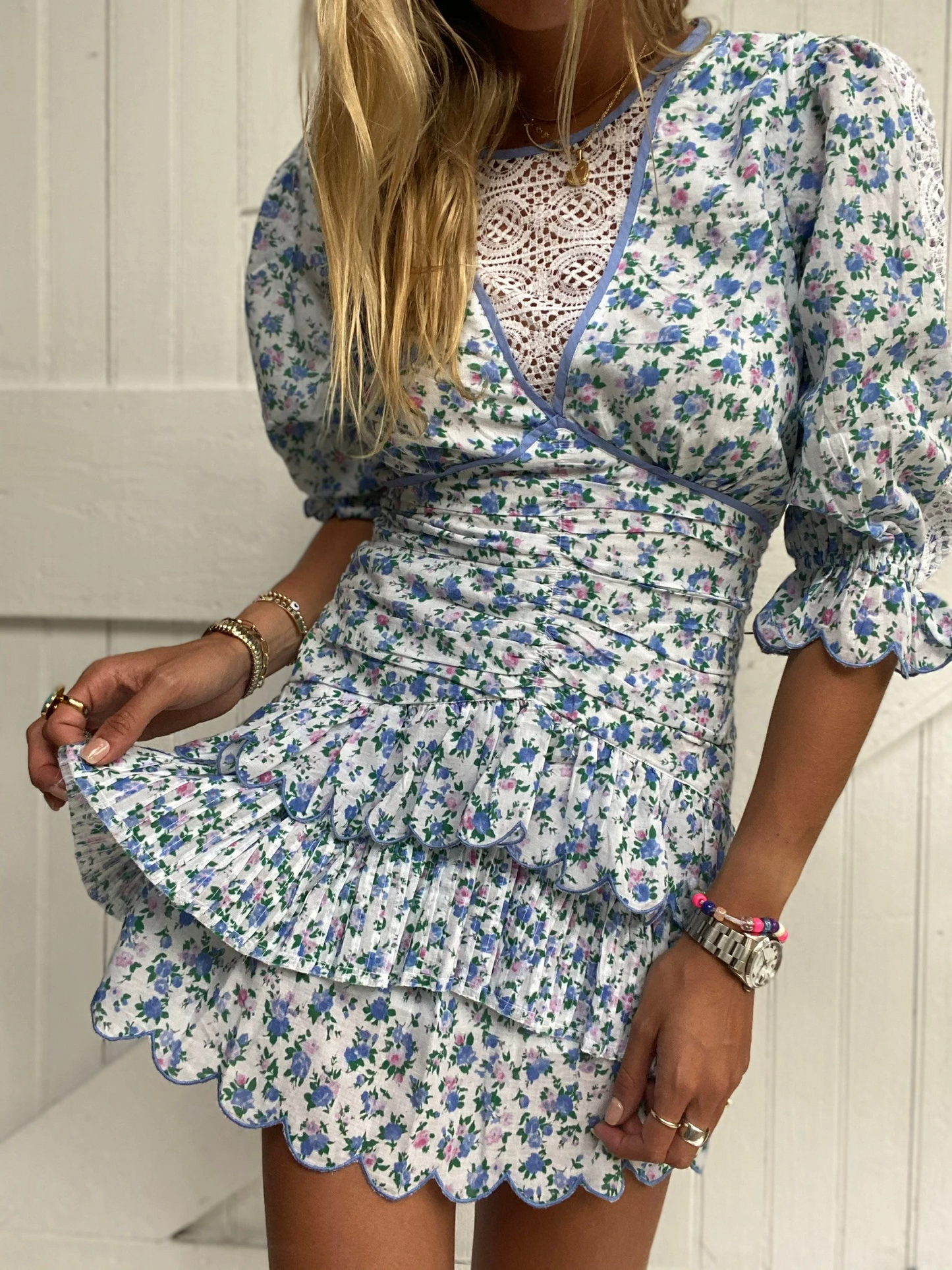 Load image into Gallery viewer, Marquise Dress Blue Jay - Dress
