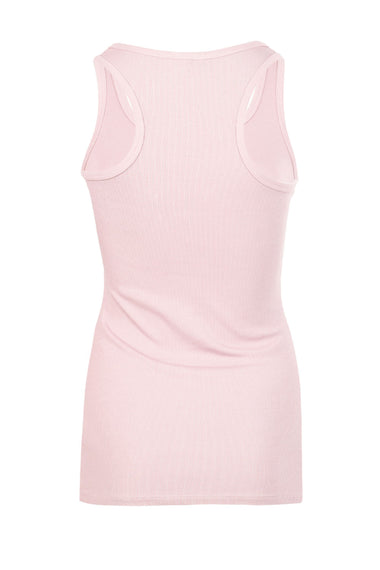 Charlie Racer Back Tank Top Blush