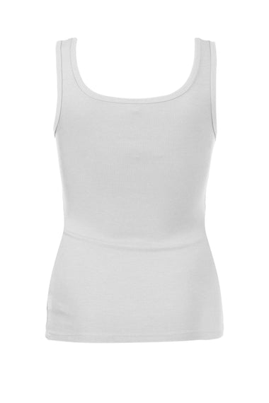 Scoop Tank Top Icy Silver