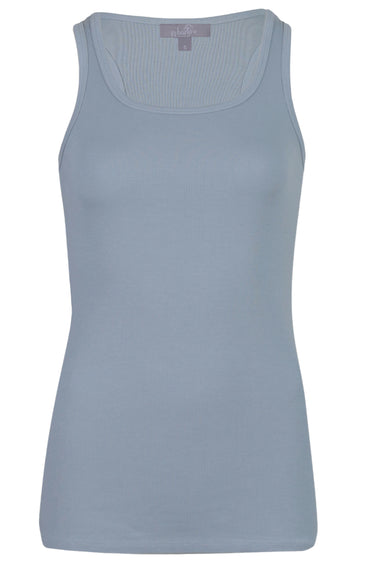 Scoop Tank Top Light Blue