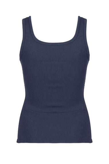 Scoop Tank Top Navy