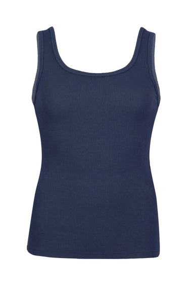 Scoop Tank Top Navy