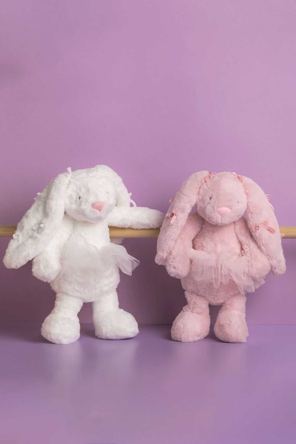 Load image into Gallery viewer, Pink Hazel The Bunny Bow Plush Pal

