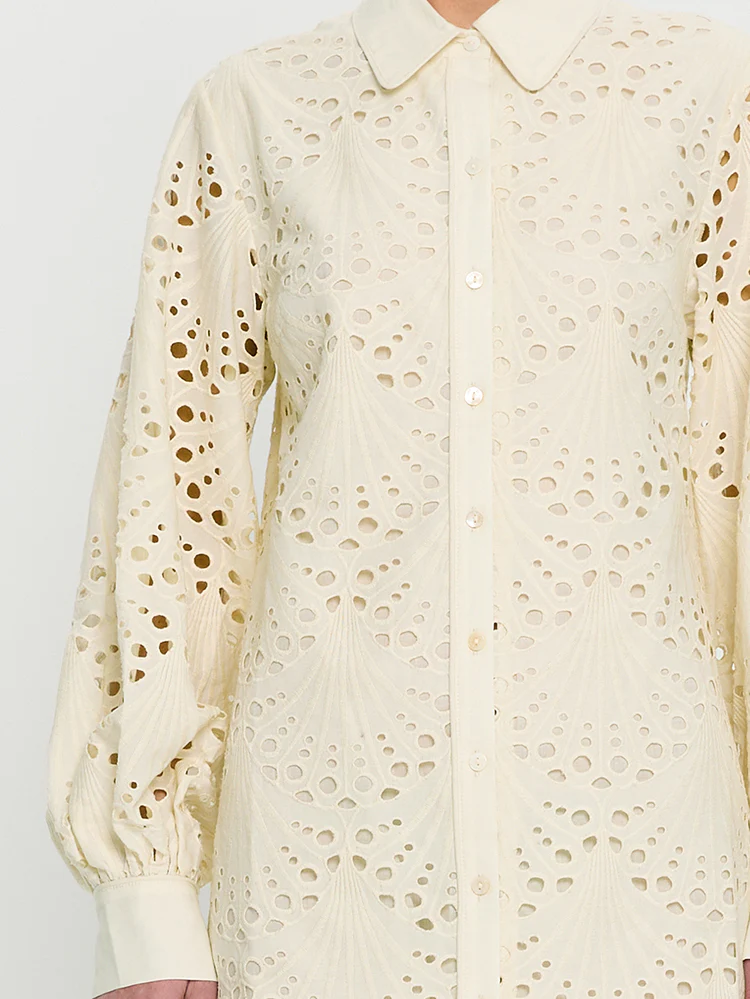 Load image into Gallery viewer, Piper Shirt Natural - Top
