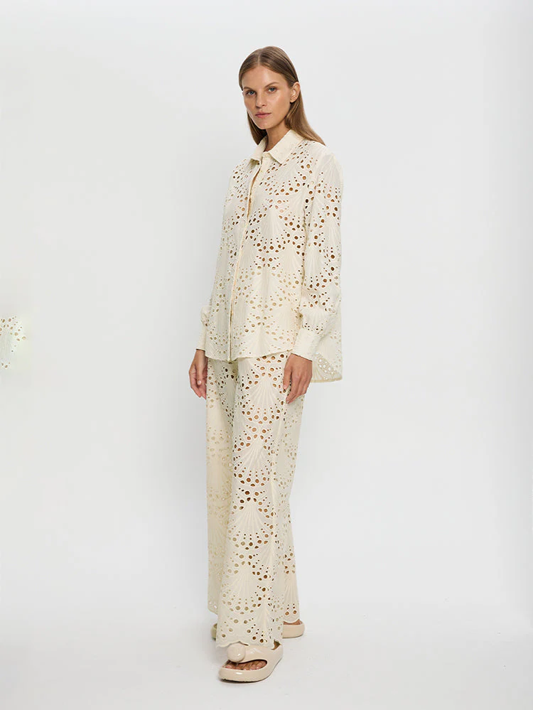 Load image into Gallery viewer, Piper Shirt Natural - Top
