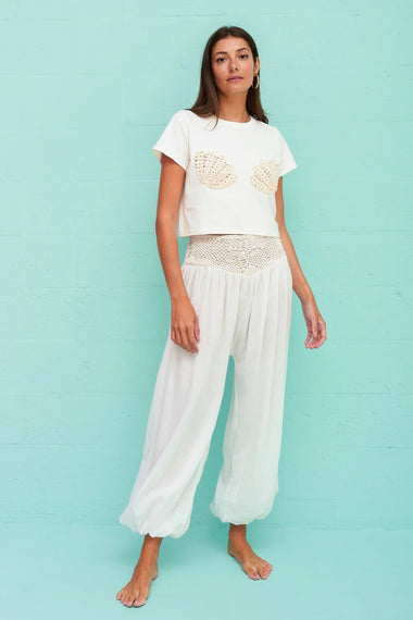 Crochet Motif T-Shirt