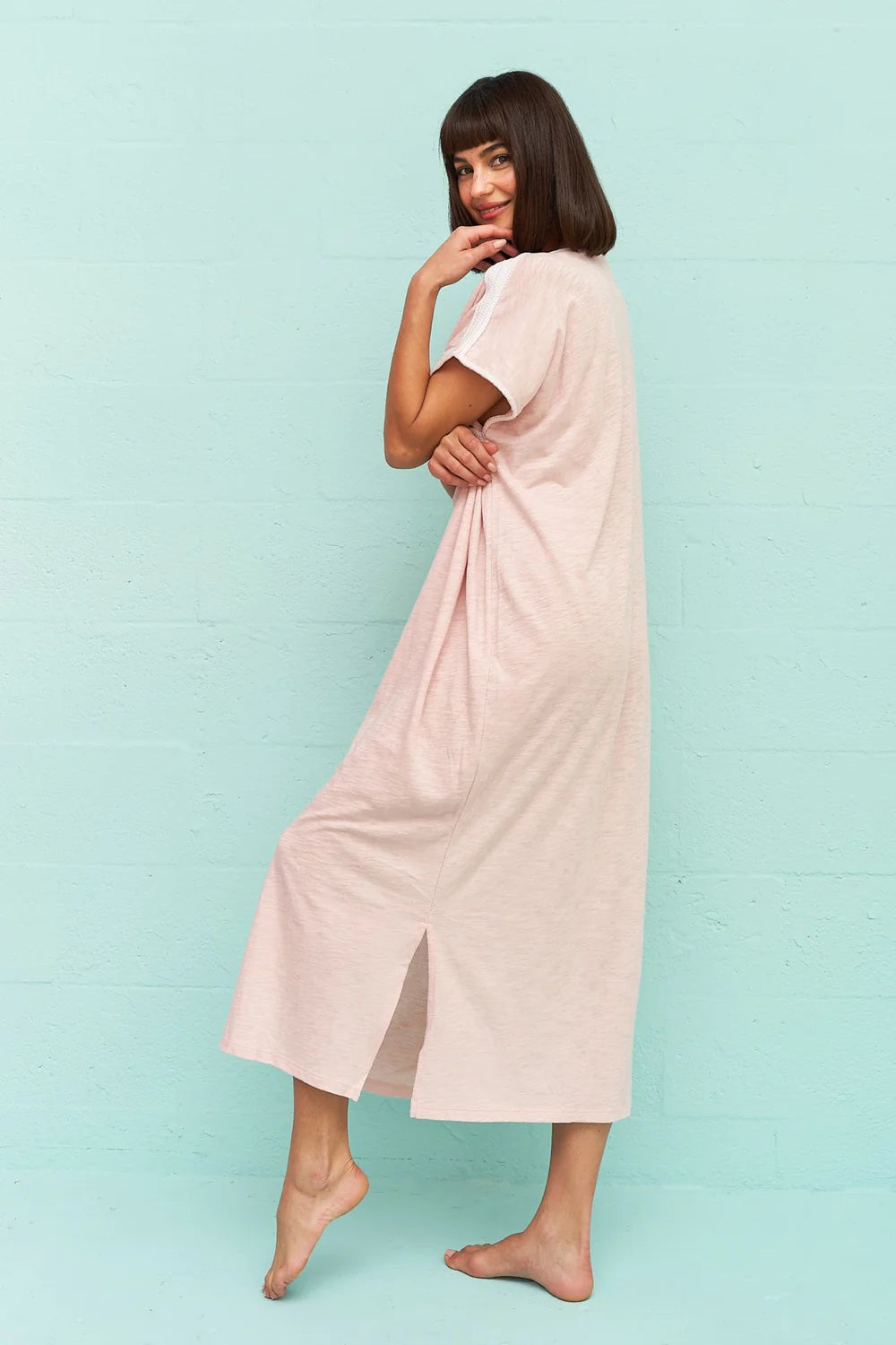 Load image into Gallery viewer, Gaia Beach Kaftan Nude - Kaftan
