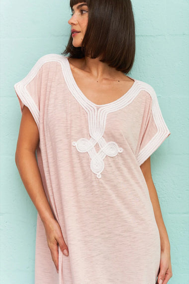 Gaia Beach Kaftan Nude - Kaftan