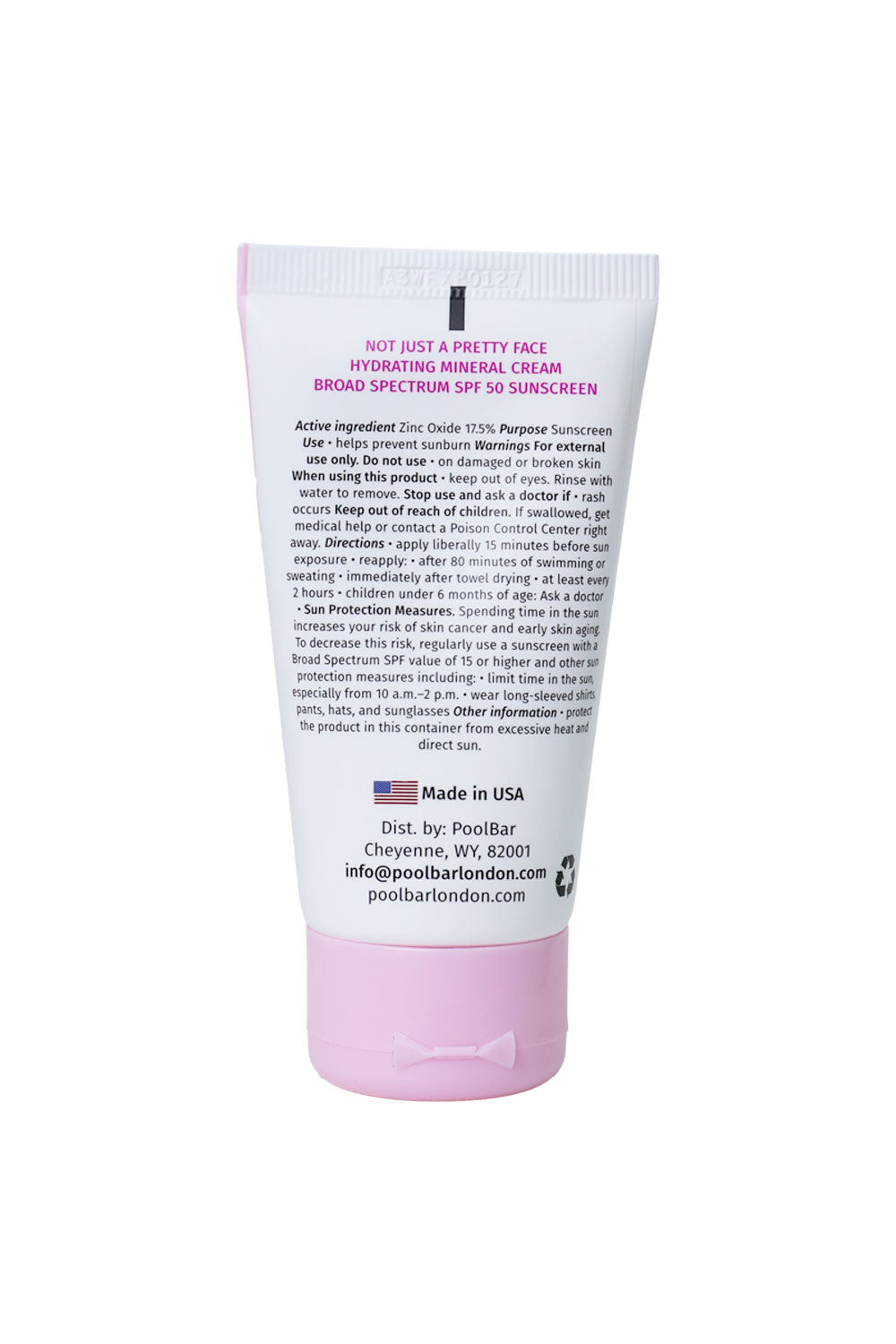 Load image into Gallery viewer, Not Just A Pretty Face Hydrating Mineral Face Cream SPF50

