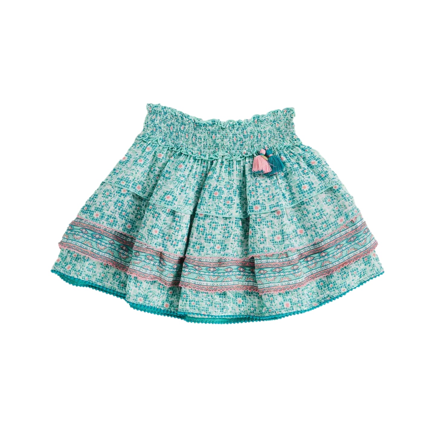Mini Skirt Ariel V Kids Aqua Je T’aime Viscose - Skirt