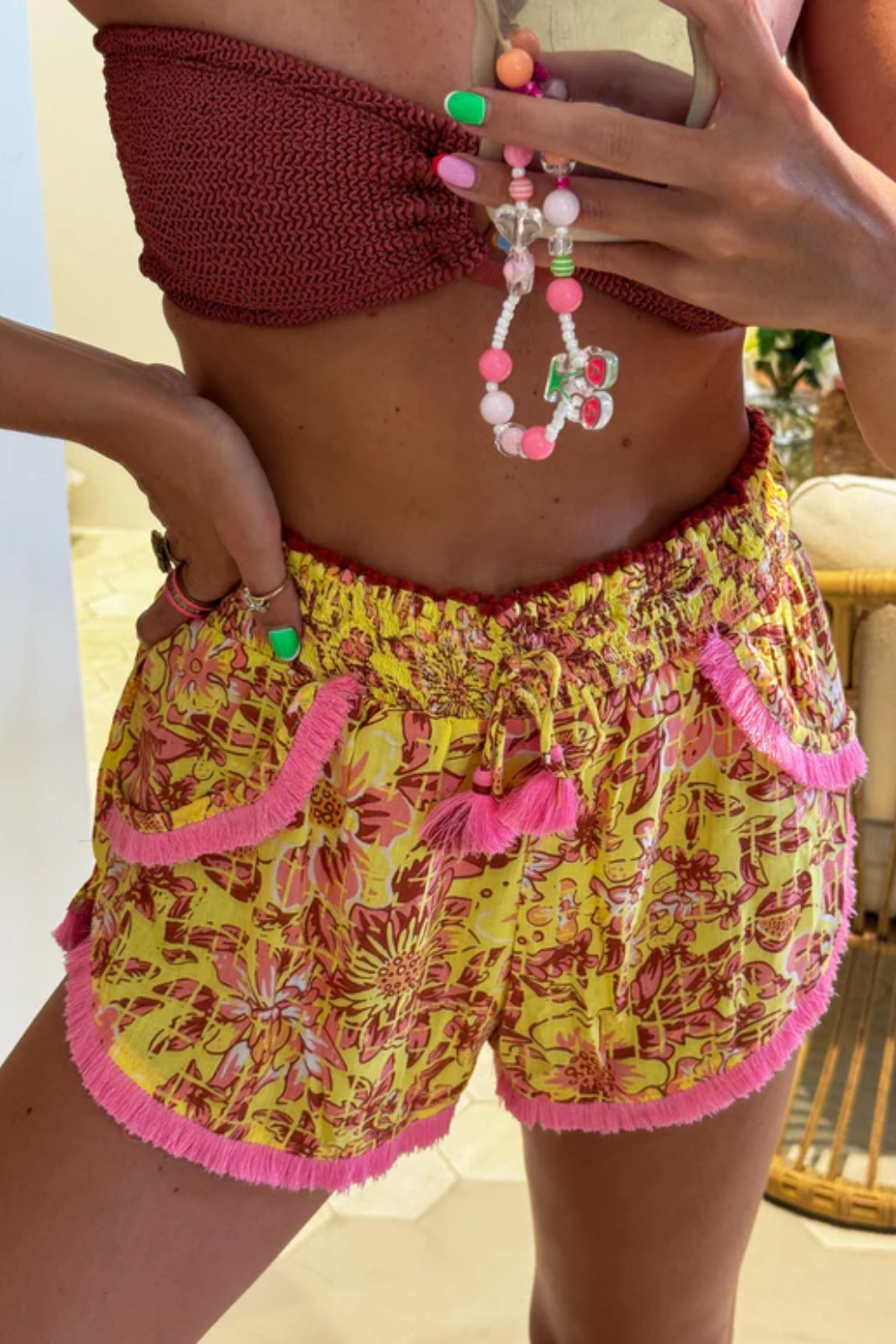 Lulu Boxer Yellow Camelia