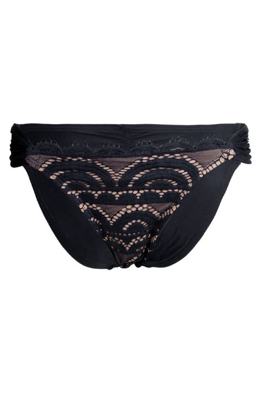 Lace Fanned Full Bottom Midnight