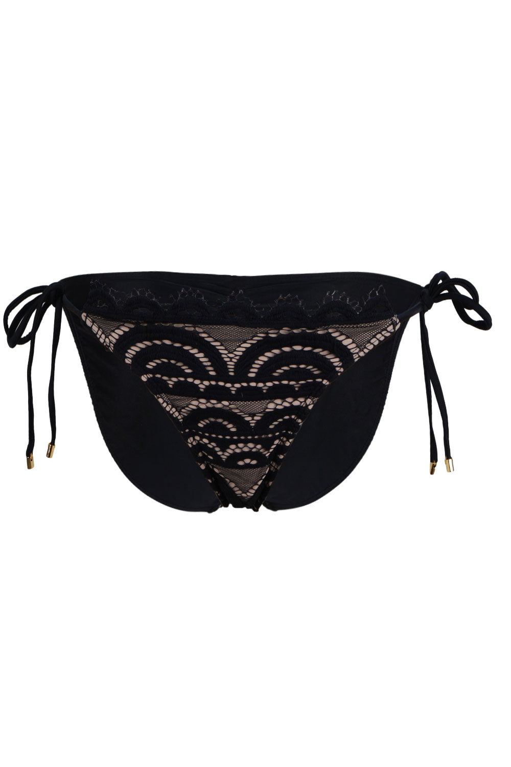 Load image into Gallery viewer, Lace Tie Full Bottom Midnight
