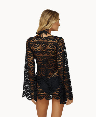 Noah Tunic Black Gold - Kaftan