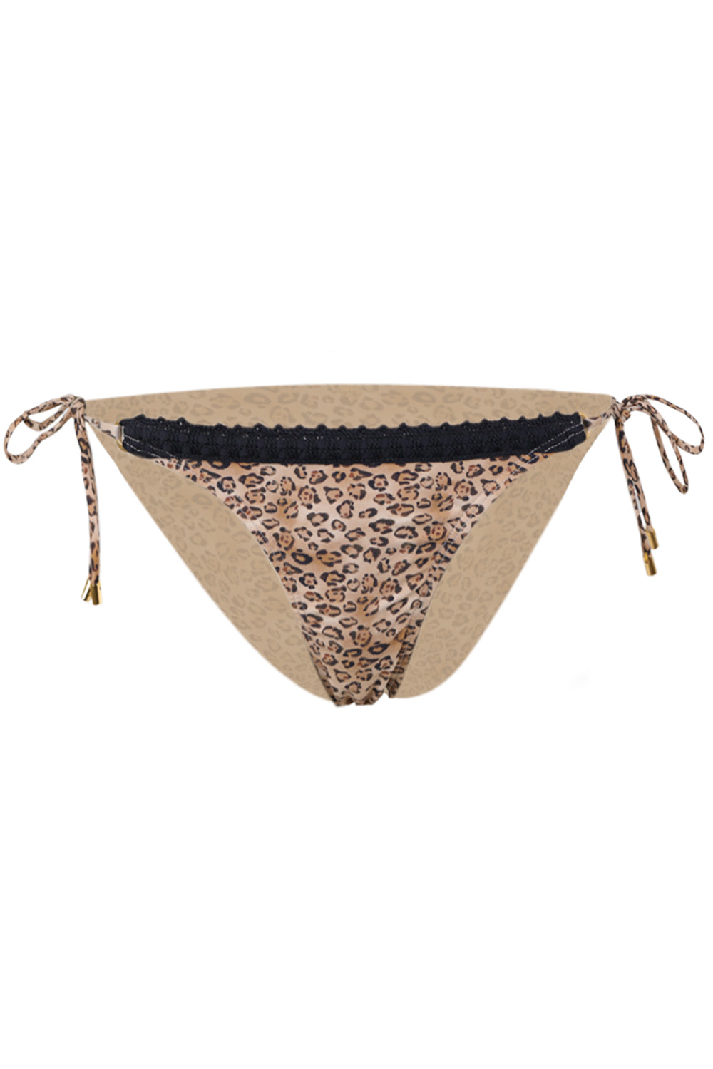 Load image into Gallery viewer, Carrie Crochet Trim Bottom Full Leopard
