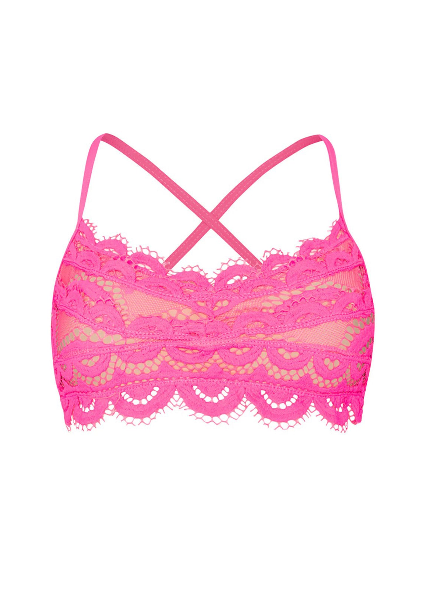 Load image into Gallery viewer, Lace Bralette Top Tulip
