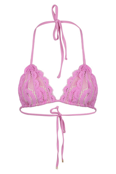 Lace Triangle Top Wisteria