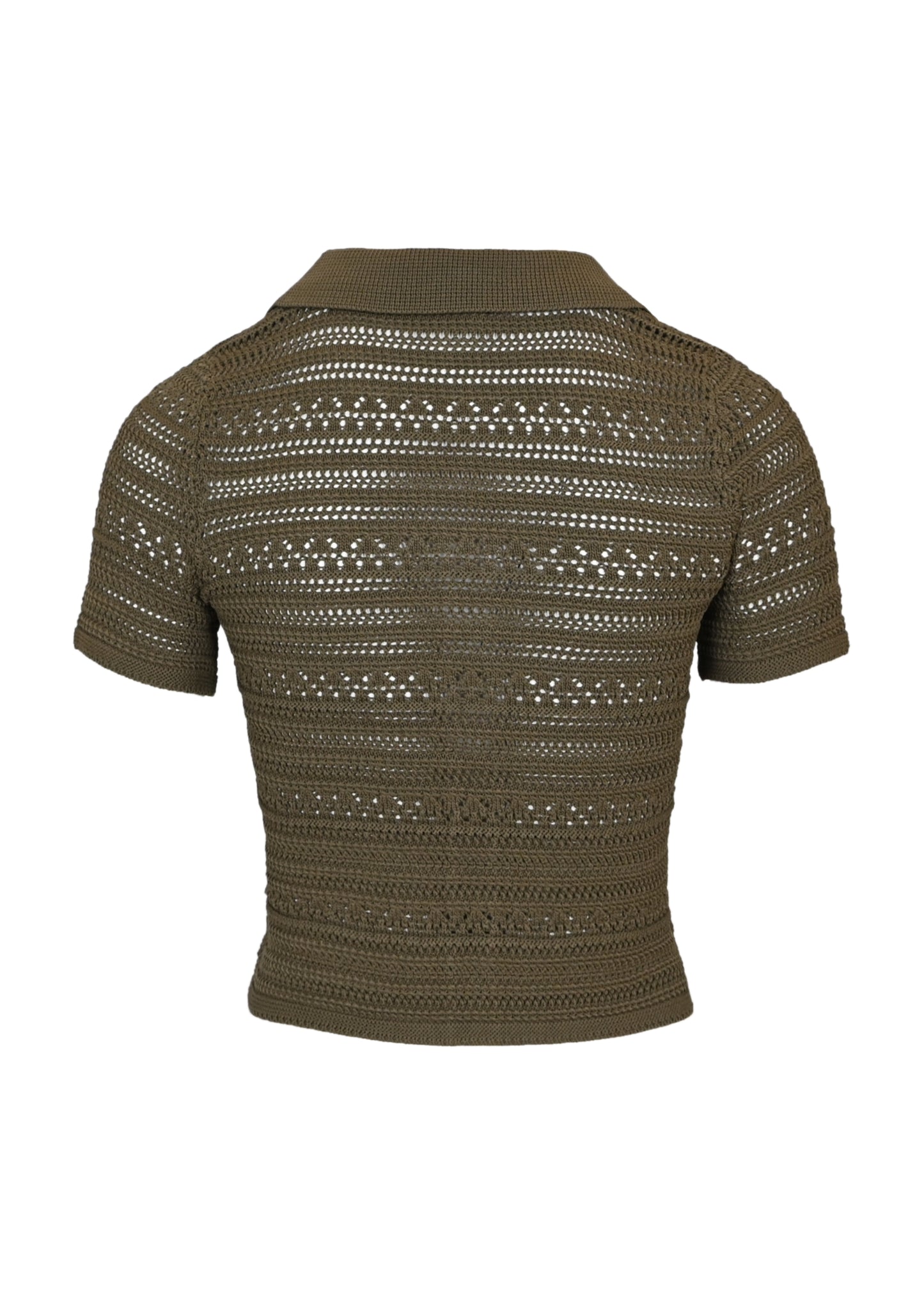 Load image into Gallery viewer, Lee Crochet Top Olive
