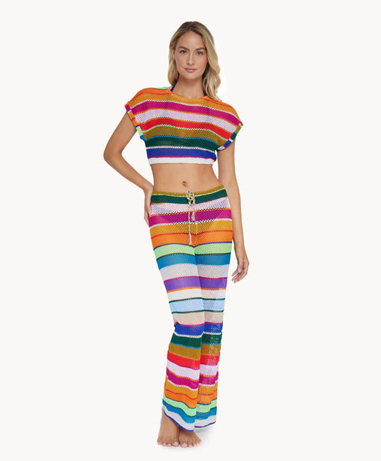 Renee Crop Top Calypso - Top