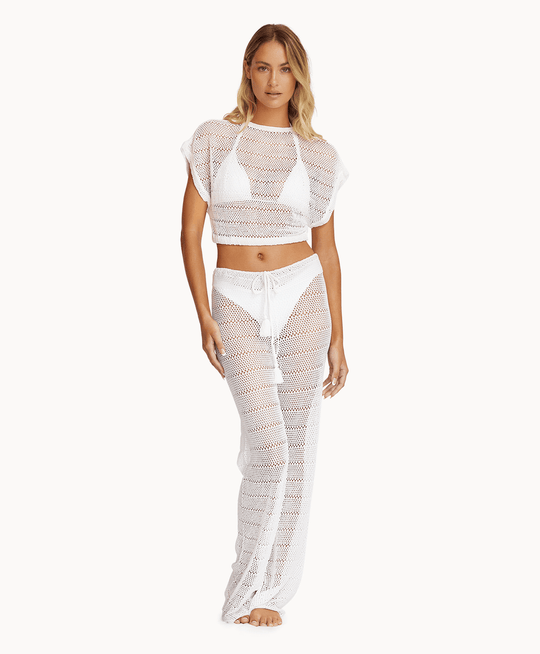 Renee Crop Top Cream - Top