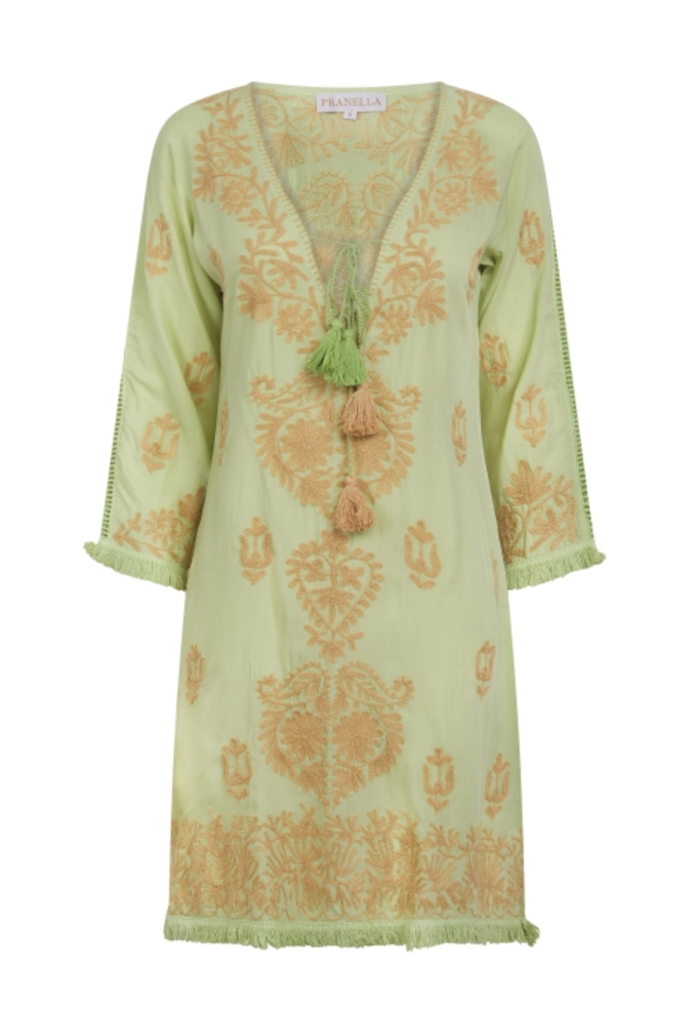 Load image into Gallery viewer, Aggie Sage/Papaya Dress
