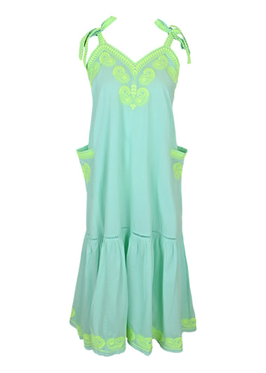 Carol Midi Dress Mint Lime - Midi Dress