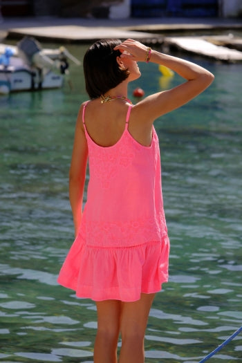 Load image into Gallery viewer, Cruz Cerise Mini Dress - Dress
