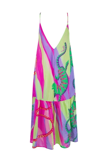 Goddess Wild Dress Purple - Dress