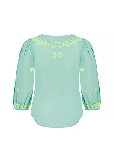 Camille Kids Mint Blouse