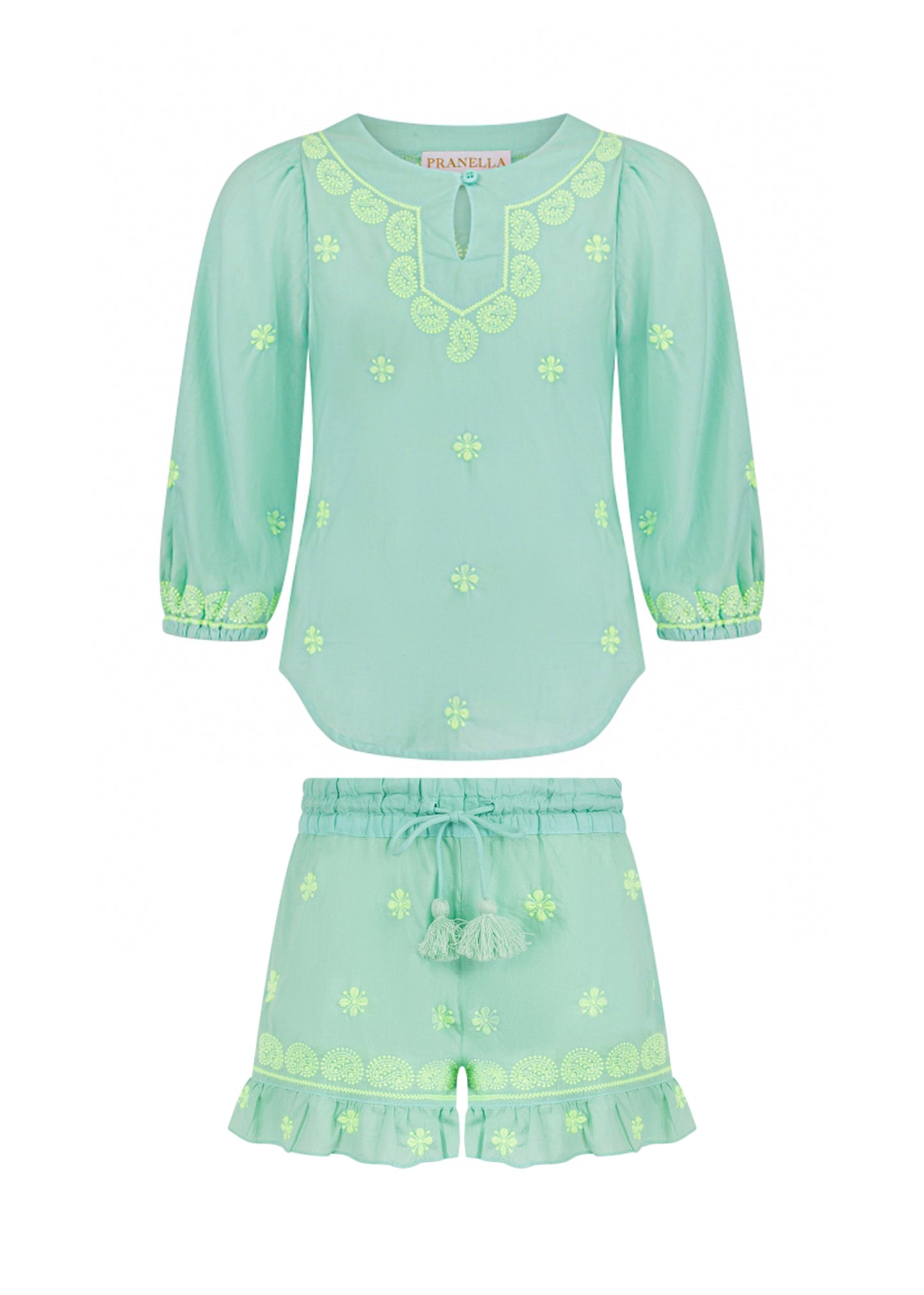 Load image into Gallery viewer, Camille Kids Mint Blouse
