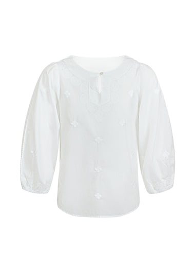 Camille Kids White Blouse