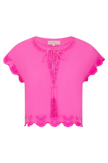 Kitty Neon Fuchsia Top