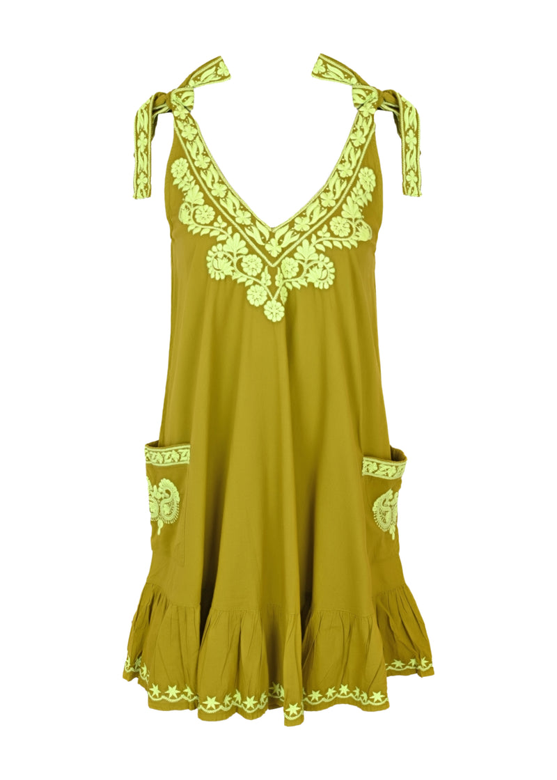 Celeste Mini Dess Khaki