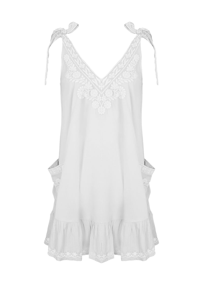 Celeste Mini Dress White