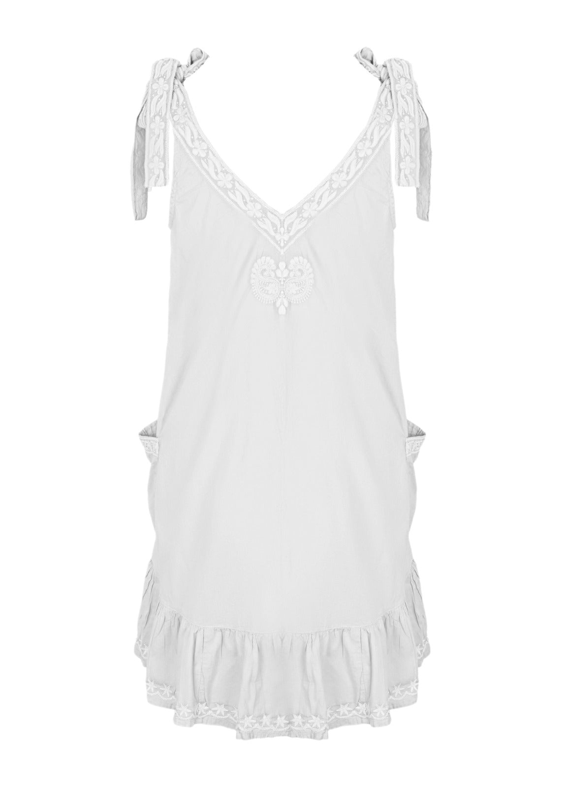 Celeste Mini Dress White - Mini Dress